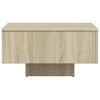 vidaXL Coffee Table Sonoma Oak Engineered Wood Medium Durable
