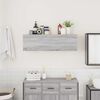 vidaXL Bathroom Wall Cabinet Gray Sonoma Engineered wood Medium