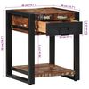 vidaXL Side Table Multicolor Solid reclaimed wood Small Side Table