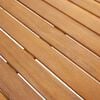 vidaXL Garden Table Varied wood tones Solid Acacia Wood Medium Durable