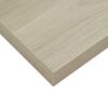 vidaXL Wall Shelf Set of 4 Oak Honeycomb MDF, metal Small