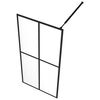 vidaXL Walk-in Shower Screen Clear Tempered Glass 31.5"x76.8"