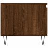 vidaXL Coffee Table Brown Oak Engineered Wood, Metal Medium Coffee Table
