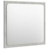 vidaXL Mirror Concrete Grey Engineered wood, Acrylic Medium