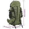 vidaXL Hiking Backpack Army Green 26.4 galOxford Fabric
