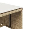 vidaXL Patio Stool Beige, Cream White