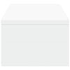 vidaXL Monitor Stand White 21.3x8.7x5.9" Engineered Wood