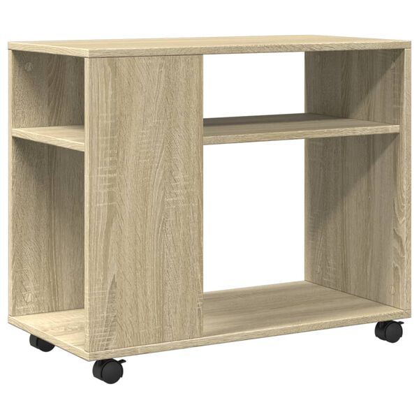vidaXL Side Table Sonoma Oak Engineered Wood Medium Side Table