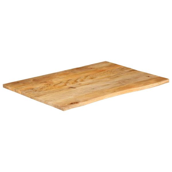 vidaXL Table Top Natural wood tones Solid mango wood 35.4x31.5 in