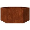 vidaXL Planter Rusty Corten Steel Large Decorative Inlays Planter