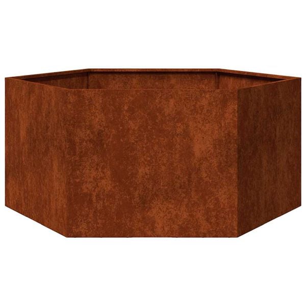 vidaXL Planter Rusty Corten Steel Large Decorative Inlays Planter