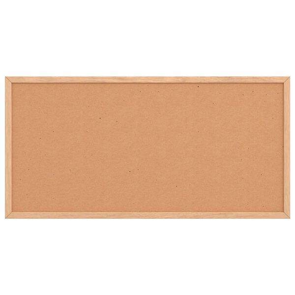 vidaXL Cork Board with Solid Pine Wood Frame 23.6x11.8"