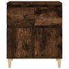 vidaXL Sideboard Smoked Oak Engineered Wood 23.6 x 13.8 x 27.6 in
