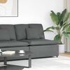 vidaXL Modular Sofa Dark Grey Textilene fabric (100% Polyester), Metal, Foam