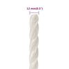 vidaXL Work Rope White 0.47 " 82.0 ' Polypropylene