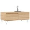 vidaXL Coffee Table Sonoma Oak Engineered Wood Medium Coffee Table