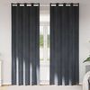 vidaXL Blackout Curtains 2 pcs Light Grey 55.12 x 88.58 in Velvet