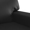 vidaXL Sofa Chair Black 23.6" Faux Leather