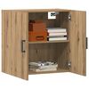vidaXL Wall Cabinet Artisan oak Engineered wood Medium Wall mounting