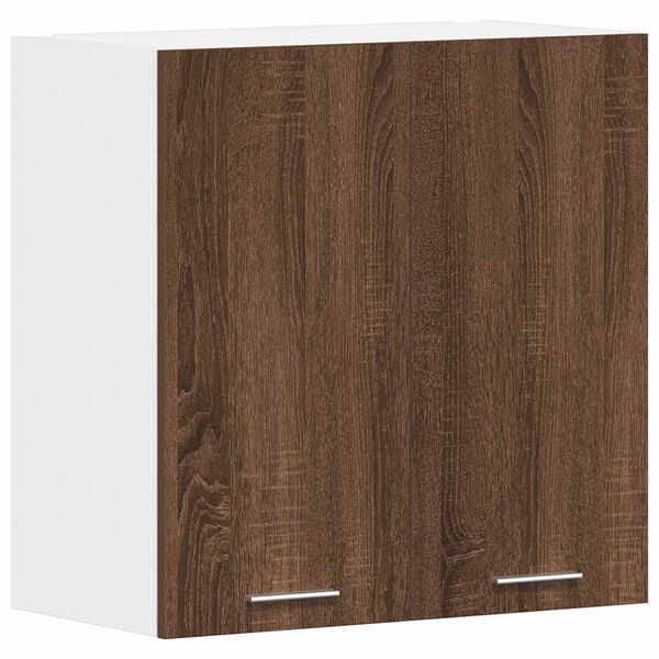 vidaXL Hanging Cabinet Brown Oak Engineered Wood Medium Hanging Cabinet