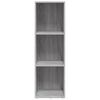 vidaXL Book Cabinet Grey sonoma Engineered wood Tall Book Cabinet