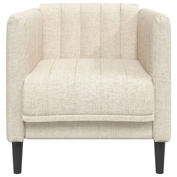 vidaXL Sofa Chair Linen 20% Linen, 10% Cotton, 30% Polyester, 40% Viscose