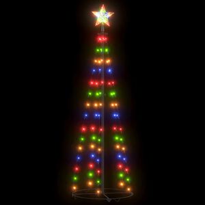 vidaXL Christmas Tree Colorful PVC Medium Lights Christmas Tree