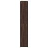 vidaXL Shoe Cabinet Brown Oak 23.6"x8.3"x49.4" Engineered Wood