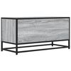 vidaXL TV Cabinet Grey Sonoma Engineered wood, Metal Medium TV Cabinet