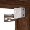 vidaXL Wall Mounted TV Cabinet Brown Oak Engineered wood Medium