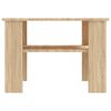 vidaXL Coffee Table Sonoma Oak Engineered Wood Durable Square