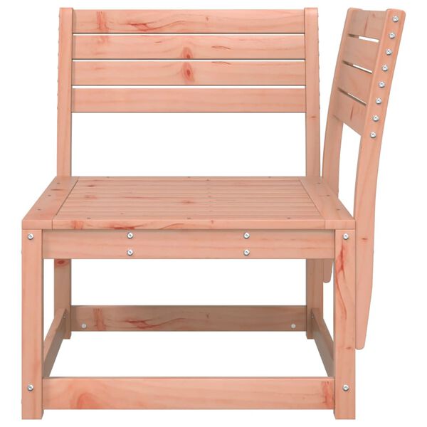 vidaXL Garden Sofa Natural Wood Solid Douglas Wood Medium Modular