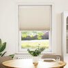 vidaXL Plisse Blind 27.6"x59.1" Creme