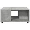 vidaXL Coffee Table Concrete Grey Engineered Wood 31.5 x 31.5 x 15.7 in