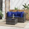 vidaXL Patio Lounge Set Gray