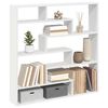 vidaXL Wall Cube Shelf White Engineered wood Large Wall Cube Shelf