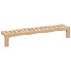 vidaXL Wall Hanging Rack Wall-mounted Natural 24.41 x 3.94 x 4.92 in