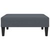 vidaXL Sofa Bed Dark Grey Velvet (100% polyester), wood, plastic Standard