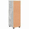 vidaXL Bathroom Cabinet Concrete Grey 11.81 x 13.78 x 37.40 in