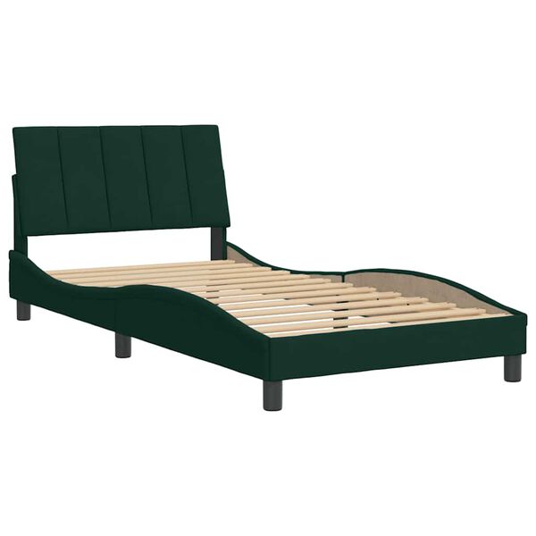vidaXL Bed Frame Dark green