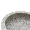 vidaXL Countertop Basin Grey Round Φ16.1x5.5" Ceramic