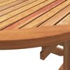 vidaXL Garden Dining Set Cream, Brown Solid Acacia wood, Textilene