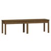 vidaXL Garden Bench Honey brown Solid pine Standard Garden Bench