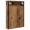 vidaXL Bathroom Mirror Cabinet Old wood