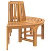 vidaXL Tree Bench Reddish Brown Solid Eucalyptus Wood with an Oil Finish