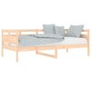 vidaXL Day Bed Natural Solid pine wood, Plywood Single