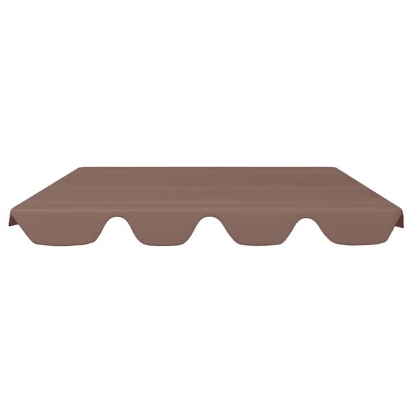 vidaXL Replacement Canopy Brown Polyester with PVC coating A ton of sizes