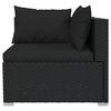 vidaXL Garden Lounge Set Black