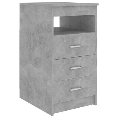 vidaXL Desk Concrete Gray 55.1"x19.7"x29.9" Engineered Wood