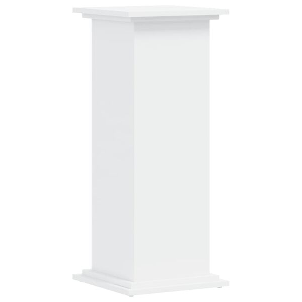 vidaXL Plant Stand White Engineered Wood Tall Stylish Design